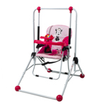 Hamaca Columpio Mecedora Plegable Disney Rosa