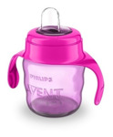 Vaso Avent Easy Sip Con Tetina Blanda Y Asas 6+ Meses 200ml