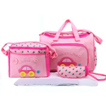 Set Bolso Maternal Gadnic MCH223 Cambiador Impermeable Rosa