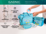 Set Bolso Maternal Gadnic MCH223 Cambiador Impermeable Rosa