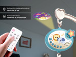 Sonajero Móvil Giratorio Gadnic Musical con Proyector Luz