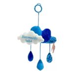 Nube Peluche Bienvenido Bebe Con Cascabel Bebes