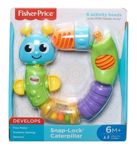 Juguete Bebe Fisher Price Oruga Cadena De Colores Sonajero