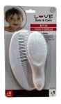 Set De Cuidados Bebes 2piezas Love Peine Cepillo