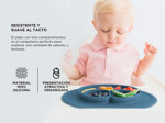 Set de Plato y Cubiertos para Bebes Gadnic Silicona Segura