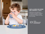Set de Plato y Cubiertos para Bebes Gadnic Silicona Segura