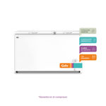Freezer Horizontal Gafa Blanco Inverter 402lts Doble Puerta FGHI400B-XLDP