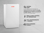 Freezer Vertical Moretti Nordic-80 Blanco