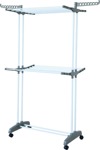 Tender De Ropa Vertical Con Ruedas Tagwood TEND09