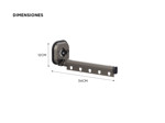 Tender Extensible Plegable Gadnic para 5 Perchas