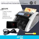 Contadora De Billetes OverTech Maquina Contar Led AL-1000