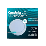 Plafón Redondo Led Con Base 170mm 12w Luz Fria Candela