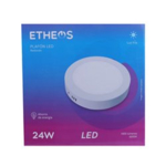 Plafón Led 24w Redondo Blanco Luz Fría Etheos