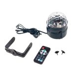 Bola Boliche Luz Led Giratorio 3w Rgb Control Tbcin