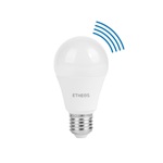 Lampara Led 9w Fría Sensor De Movimiento Fotocélula Etheos