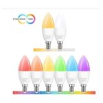 Lampara Led Rgb Wifi 5w Vela Luces De Colores