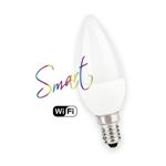 Lampara Led Rgb Wifi 5w Vela Luces De Colores