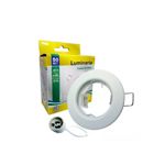 Spot Embutir Blanco Fijo Para Dicroicas Led Para Techo Tbcin x10 Unidades