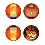Lampara Foco Led Fire Efecto Fuego A60 4w Luz Calida X2 Unid