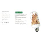 Lampara Foco Led Fire Efecto Fuego A60 4w Luz Calida X2 Unid