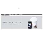 Lamparas Led Rgb Smart 5w Bluetooth Luces De Colores