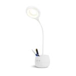 Lampara De Escritorio Led Inalambrica Flexible Dimmer Tactil