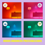 Lámpara LED inteligente Wi-Fi Wiz E27 ST64 White/Color