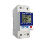 Protector Tensión Baw Monofásico 63a Din Digital Volt Amper