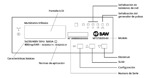 Medidor Trifásico Baw 60a Digital C/registro De Kwh Riel Din