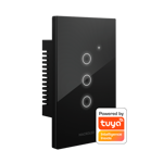 Tecla de Pared Smart Táctil 3 Canales Macroled Alexa Siri +