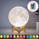 Velador de Luna con Luces Led Efecto 3D