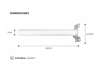 Soporte de Montaje de Luminaria Gadnic S-LIGHT11 Montaje en Pared