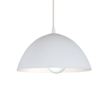 Lampara Colgante Ferrolux C-122Bla Led Blanco Pvc E-27