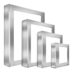 Panel Plafon Led 12w Cuadrado Aplicar Acero Blanco Calido