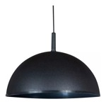 Lampara Colgante Media Esfera 40cm Ferrolux C-146 Negro E27