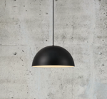 Lampara Colgante Media Esfera 40cm Ferrolux C-146 Negro E27