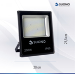 Reflector Led  Suono 200w Blanco Frio Ip65