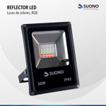 Reflector Led 30w Rgb  Ambientacion Salon Bajo Consumo Alta Potencia Y Luminosidad