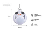 Luz de Emergencia Solar Gadnic LUZ35 Impermeable Portátil