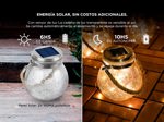 Lampara Luz Alambre Gadnic DL1B Solar Para Jardin Exterior Esfera X2