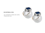 Lampara Luz Alambre Gadnic DL1B Solar Para Jardin Exterior Esfera X2