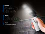 Reflector Solar Led 200W Gadnic S-LIGHT9 Sensor De Movimiento Exterior