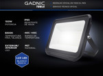 Kit x2 Reflector Led Blanco 100W Exteriores Alta Potencia