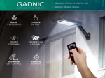 Reflector Led Solar Gadnic de Pared Con Sensor