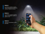 Reflector Led Solar Gadnic de Pared Con Sensor