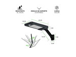 Reflector Led Solar Gadnic de Pared Con Sensor