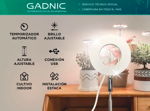 Aro de Luz de Cultivo Gadnic GROW4 Indoor Temporizador Automático