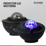 Proyector Suono Luz Nocturna Bluetooth Reproductor De Música