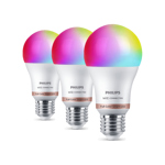 Lampara Led Inteligente Philips Wifi Smart Color E27 x3 Un