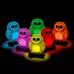 Luz De Noche My Baby Homedics 5 Colores Portable Bebe Buho